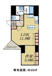 パレ・ソレイユ東日本橋の物件間取画像